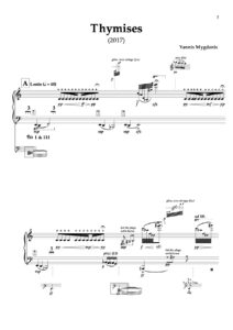Thymises for prepared piano — Εικόνα 1