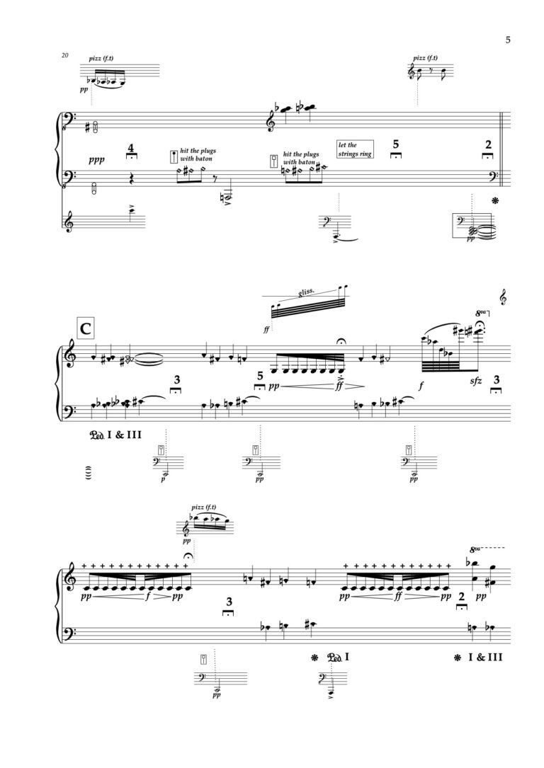 Προεπισκόπηση βιβλίου — Thymises for prepared piano (2)