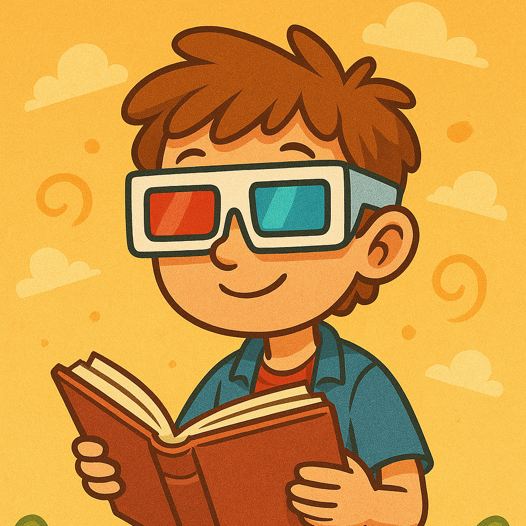 Graphic – Boy with 3D glasses – 1