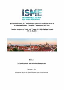 Εξώφυλλο πρακτικών ISME MISTEC 2024 — Tallinn, Estonia
