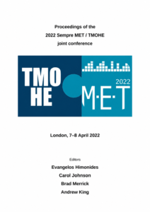 Εξώφυλλο πρακτικών SEMPRE MET / TMOHE 2022