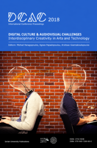 Εξώφυλλο πρακτικών DCAC 2018: Digital Culture & Audiovisual Challenges.